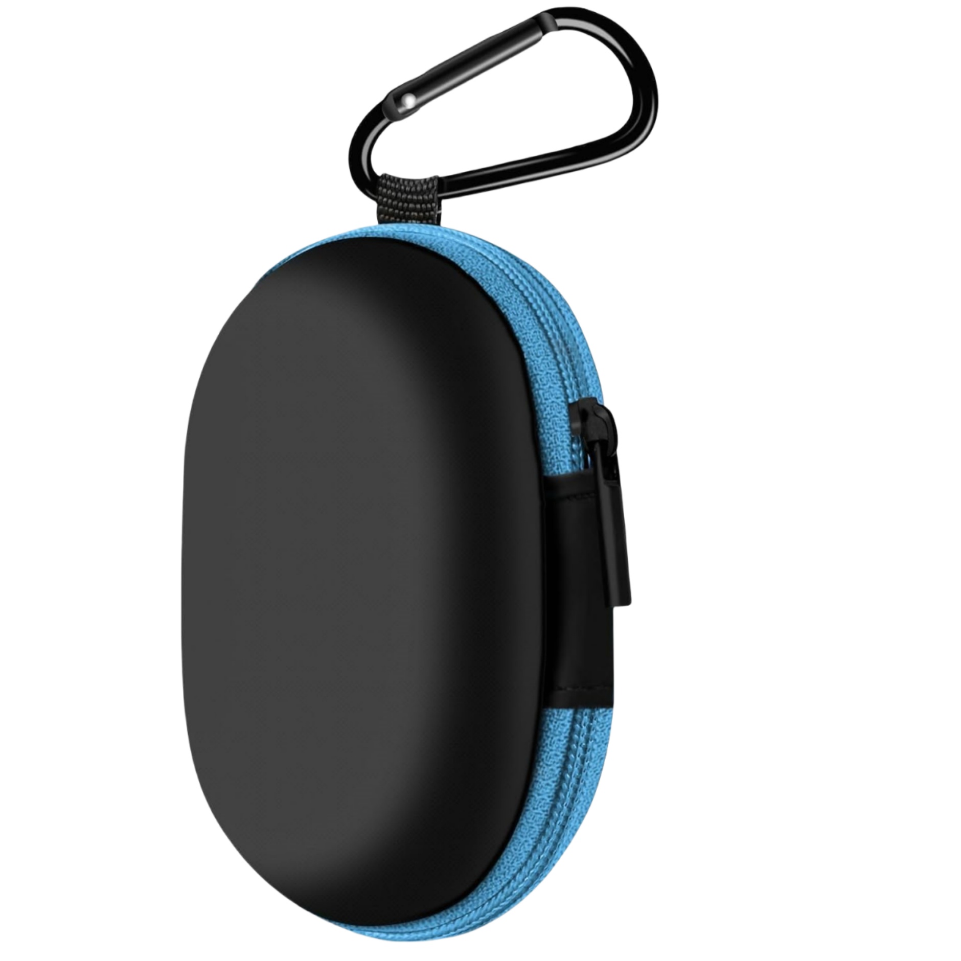 Portable Oval EVA Storage Pouch Bag with Carabiner 7