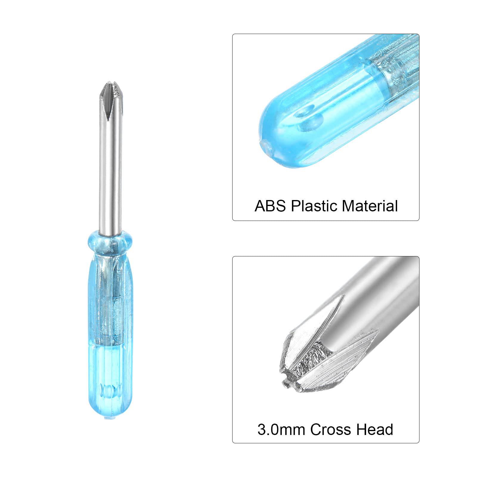 1.77in Mini Screwdriver Cross Shaped Straight 3