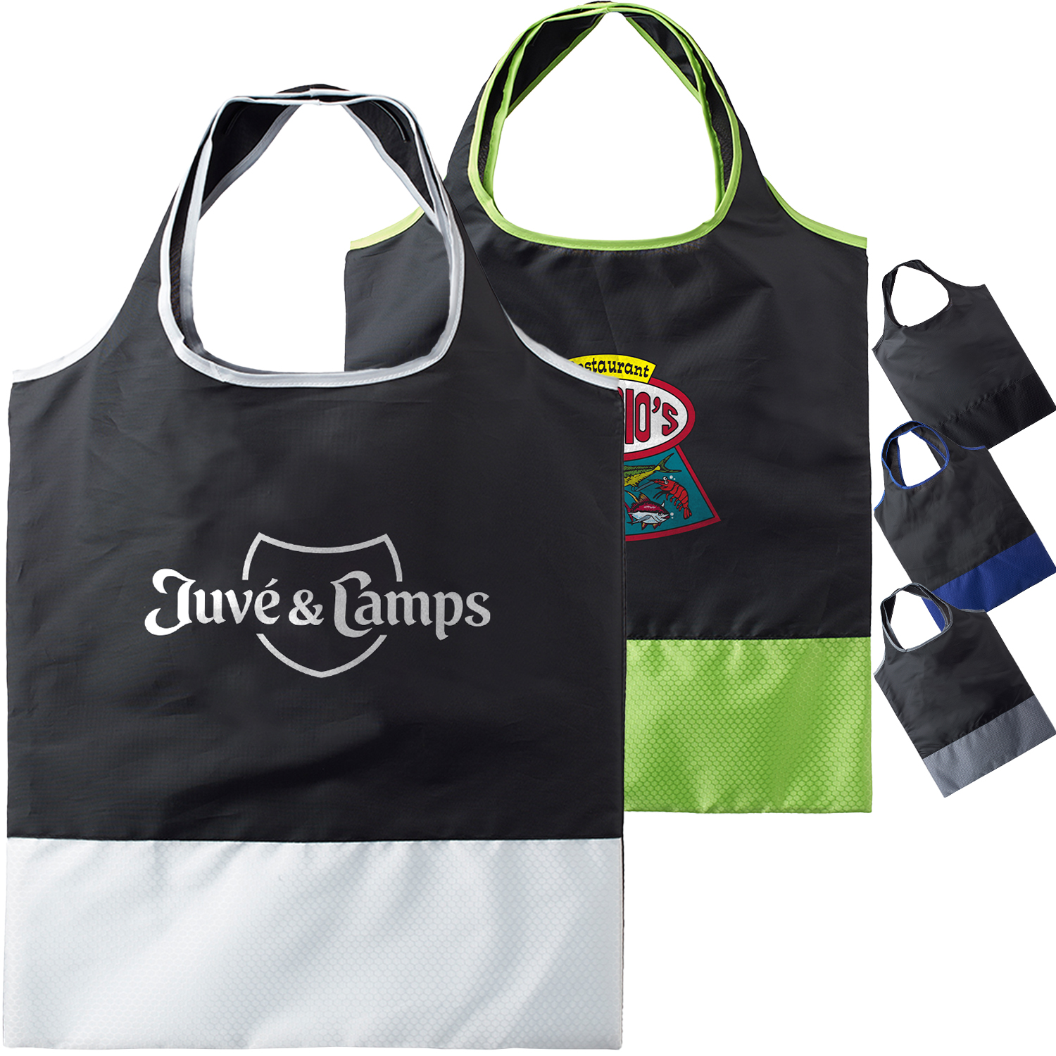 Clemenza Large Polyester Shopper Tote Bag 1