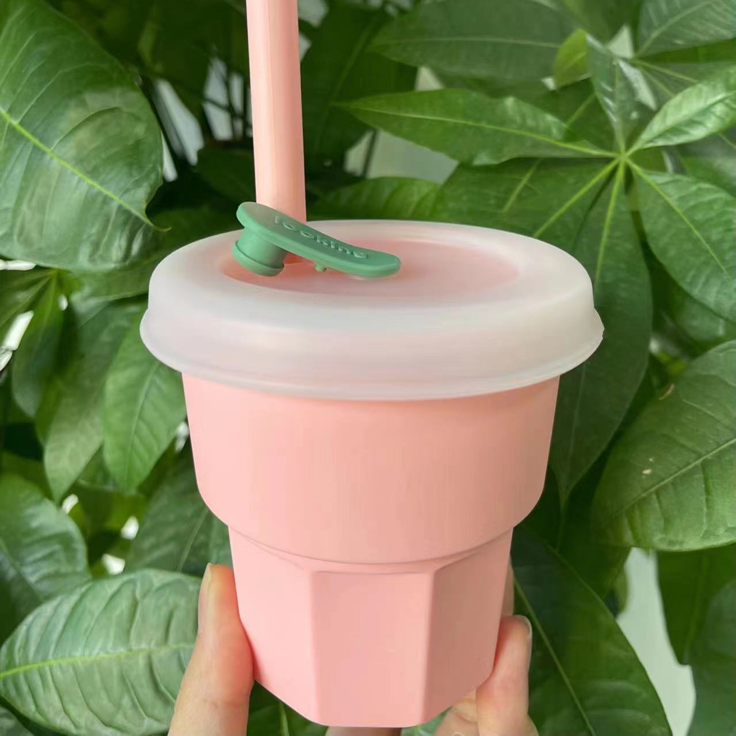 14Oz Silicone Straw And Lid Bpa Free Kinder Cup 8