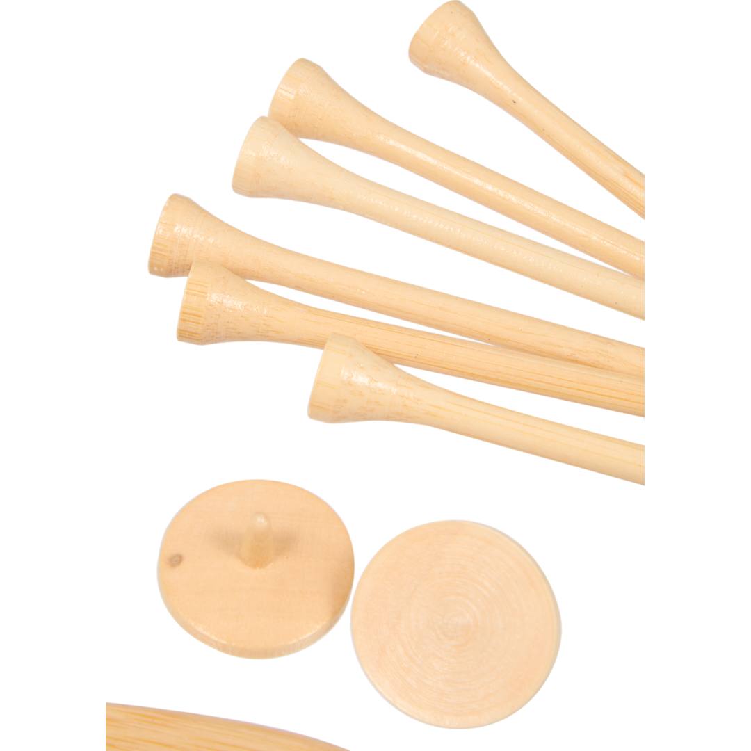 Bamboo Golf Tee Set with Recycled Pouch 14