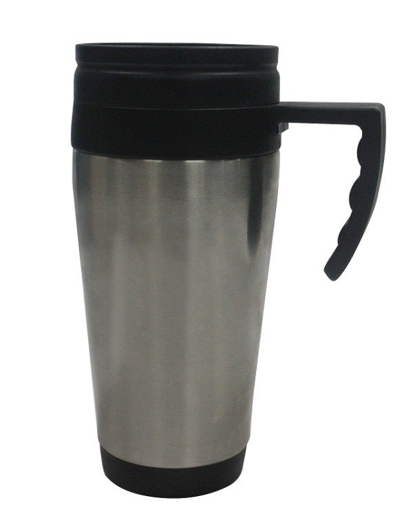 Double Wall Stainless Steel Mug with Handle Water Cup 1