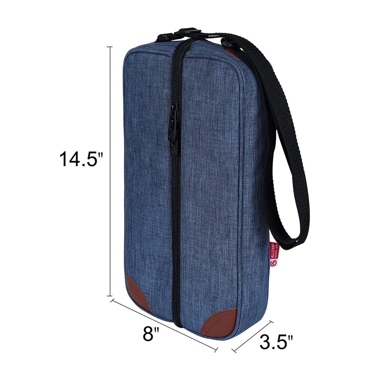 Wine Tote Bag with Cooler Compartment & Picnic Set 3