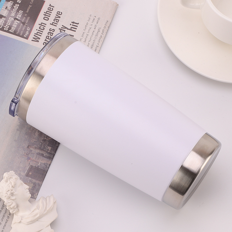 20oz. Everest Powder Coated Stainless Steel Tumbler 5