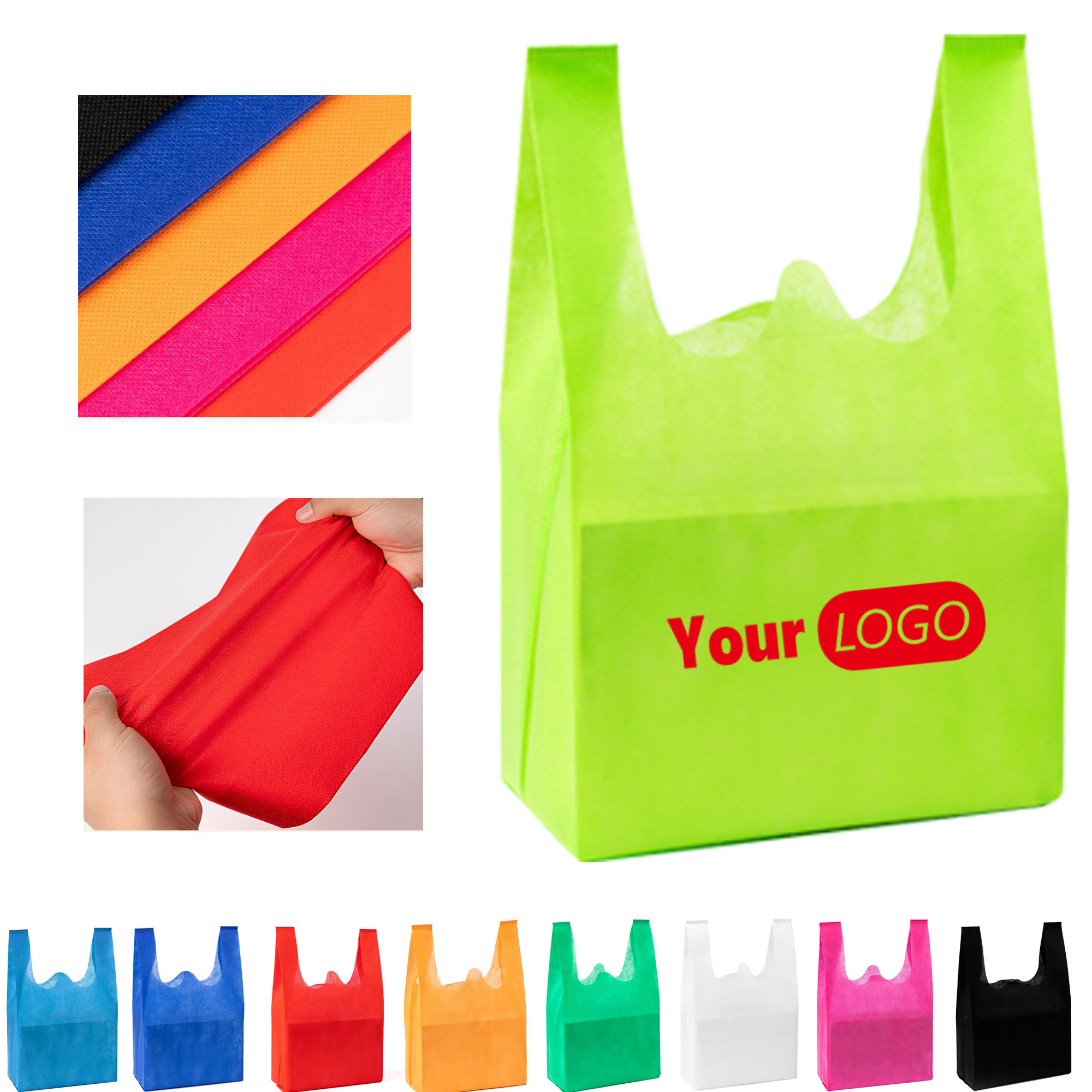Customizable Logo MOQ100 Non-Woven Tote Bags 1