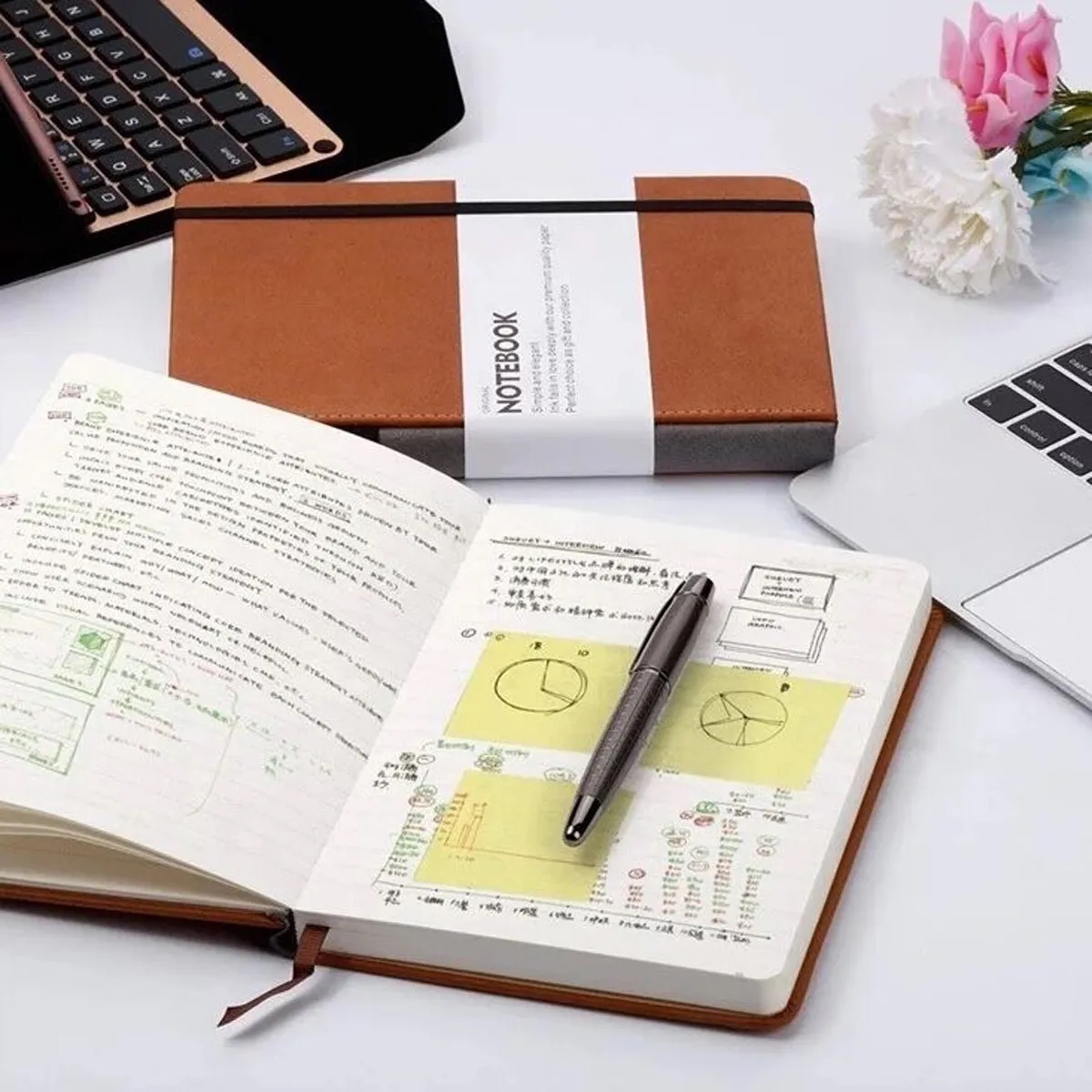 Spiral Notebook with Page Marker 4