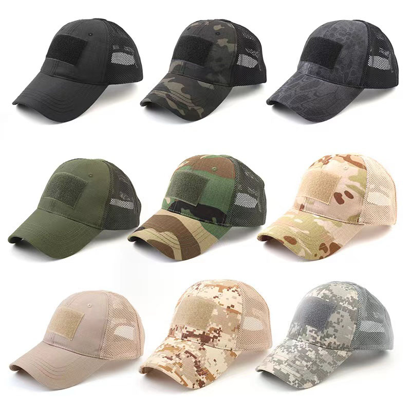 Polyester Customizable Tactical Mesh Cap 4