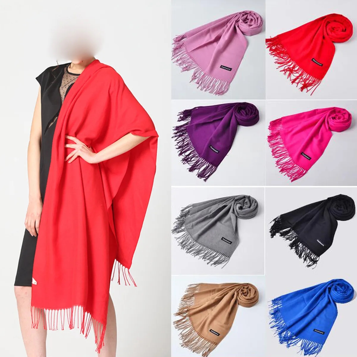 Cashmere Large Shawl Wrap 2