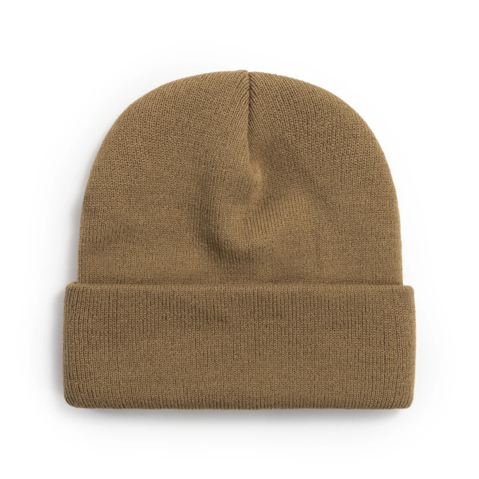 Embroidered solid color light plate knitted hat 10