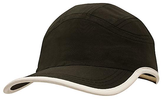 Microfibre Sports Cap with Trim on Edge of Crown & Peak 8