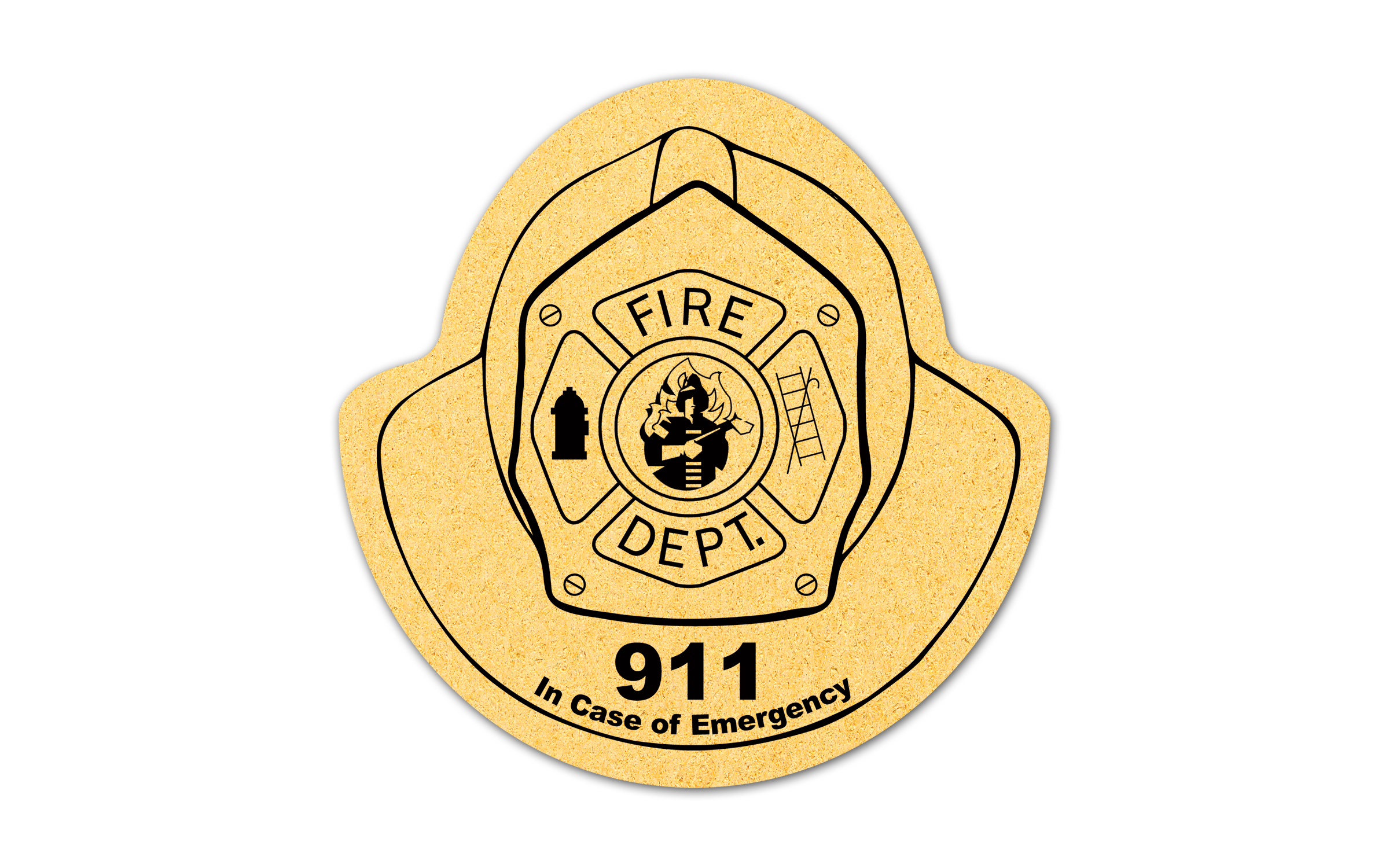 Fire Helmet Compressed Sponge 12