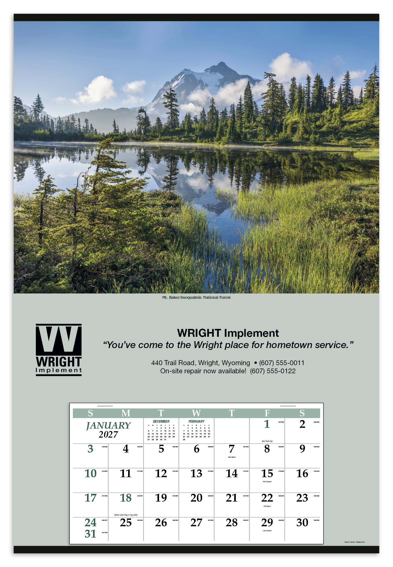 Triumph® Calendars Jumbo Hanger (12-Month) Calendar 58