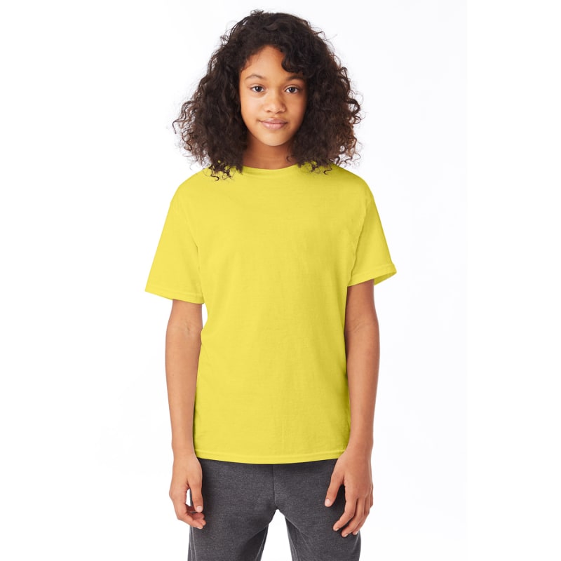 Hanes Youth 5.2 Oz., 50/50 ComfortBlend® EcoSmart® T-Shirt 163