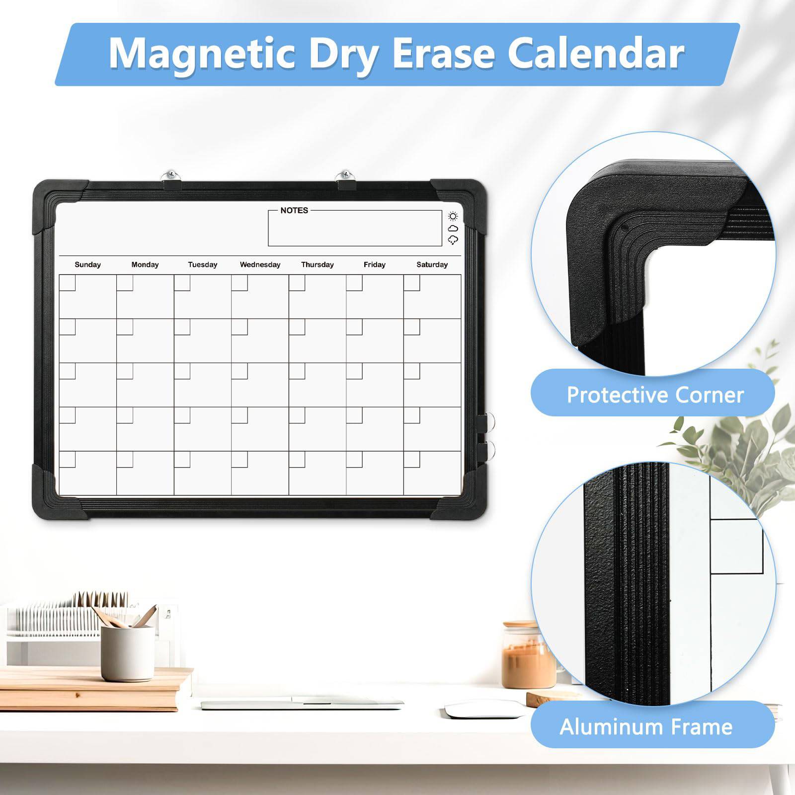 Double-faced Hanging Office Teaching Magnetic Whiteboard 4