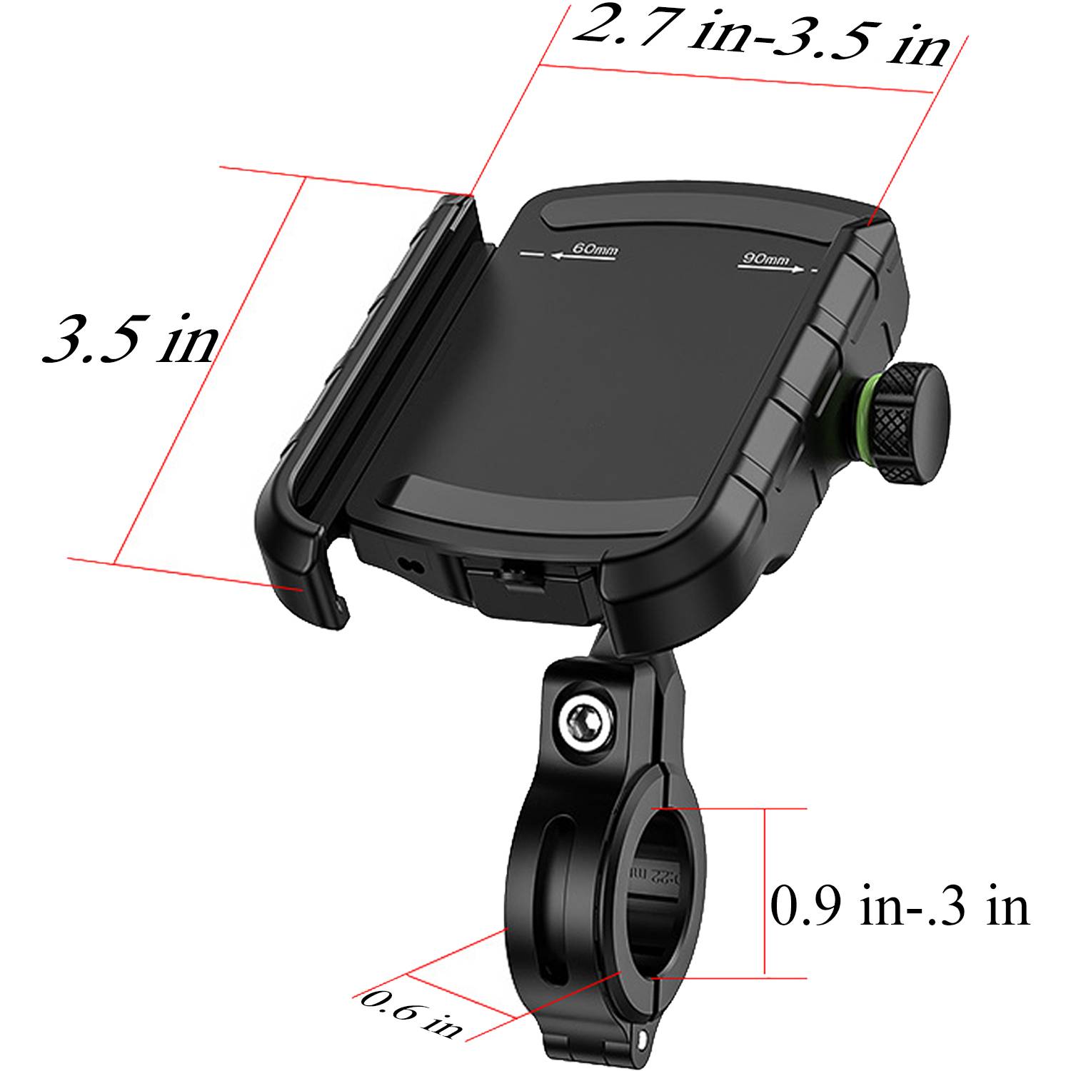 Adjustable Motorcycle Bike Universal Phone Holder 7