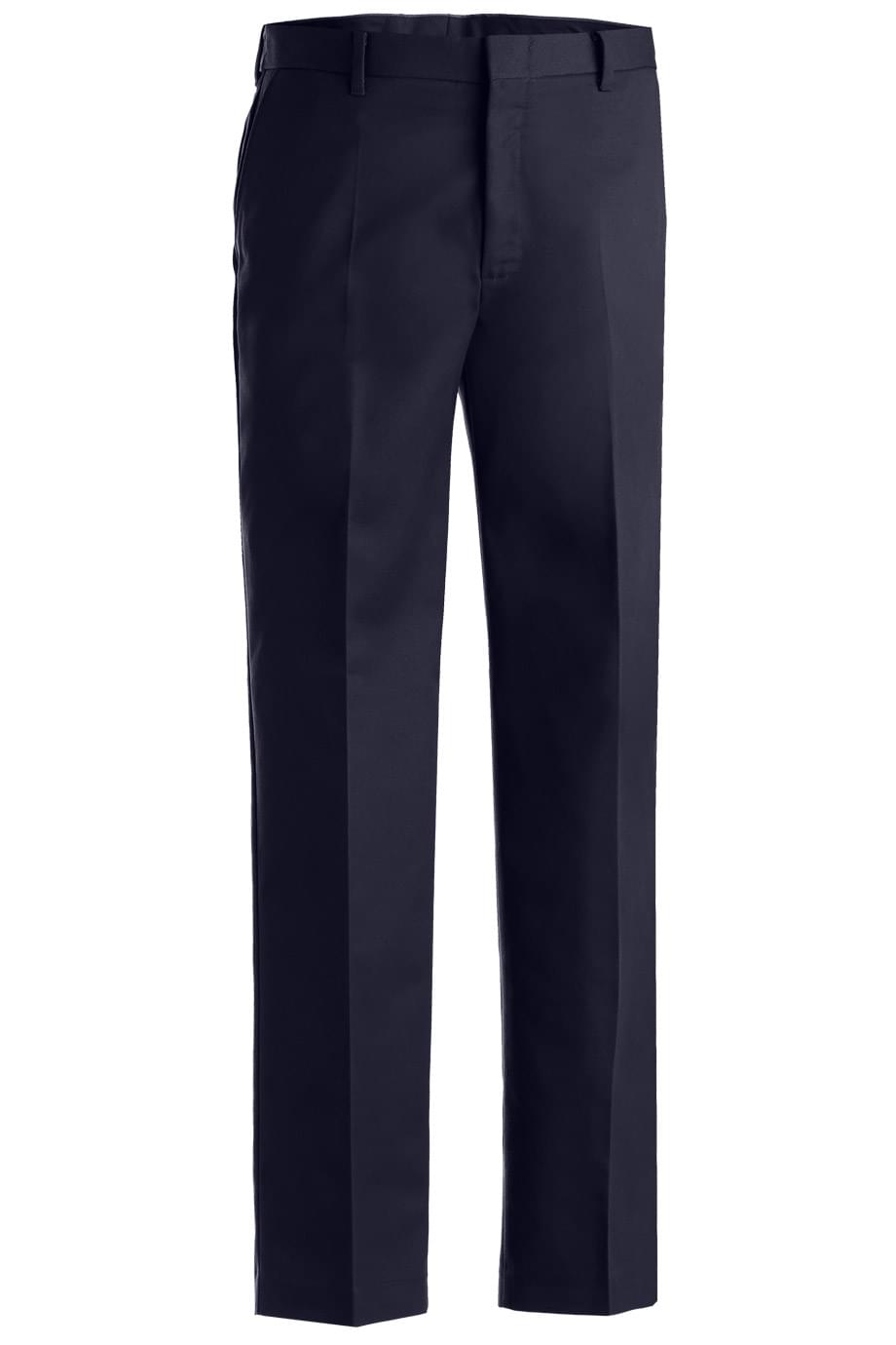 Mens Business Casual Flat Front Chino Pant