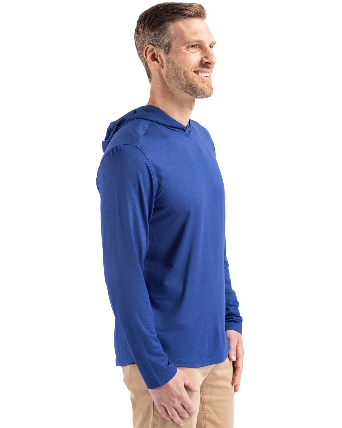 Cutter & Buck Coastline Recycled Double Peached Mens Hooded Pullover 165