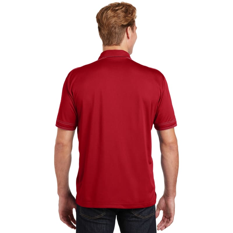 Sport-Tek Contrast Stitch Micropique Sport-Wick Polo. 20