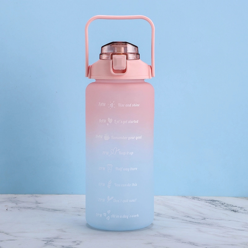 67Oz Portable Large-Capacity Frosted Water Bottle 4