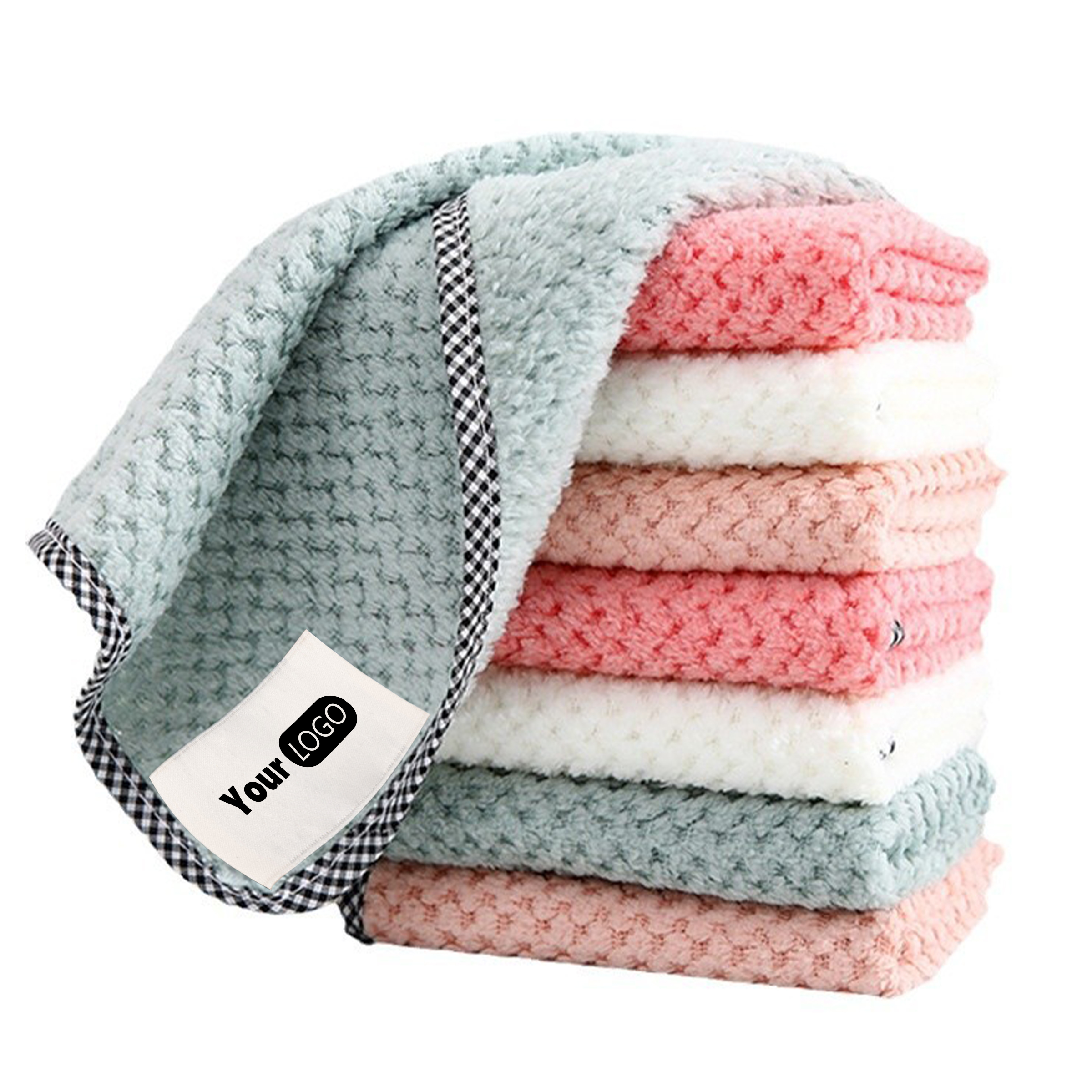 Microfiber Cloth Non-Stick PineApples Kitchen Towel 1