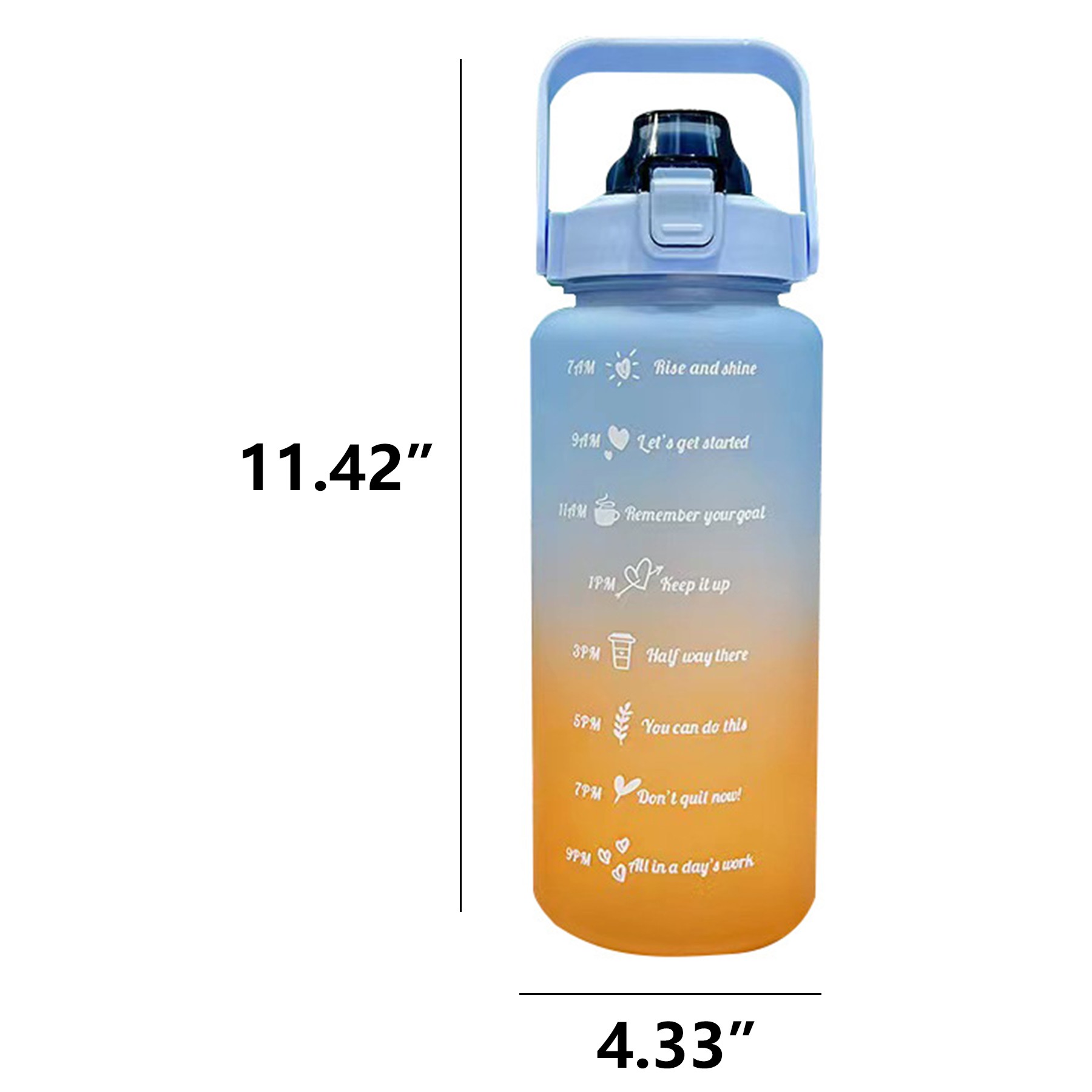 64Oz Time Mark Water Bottles 3