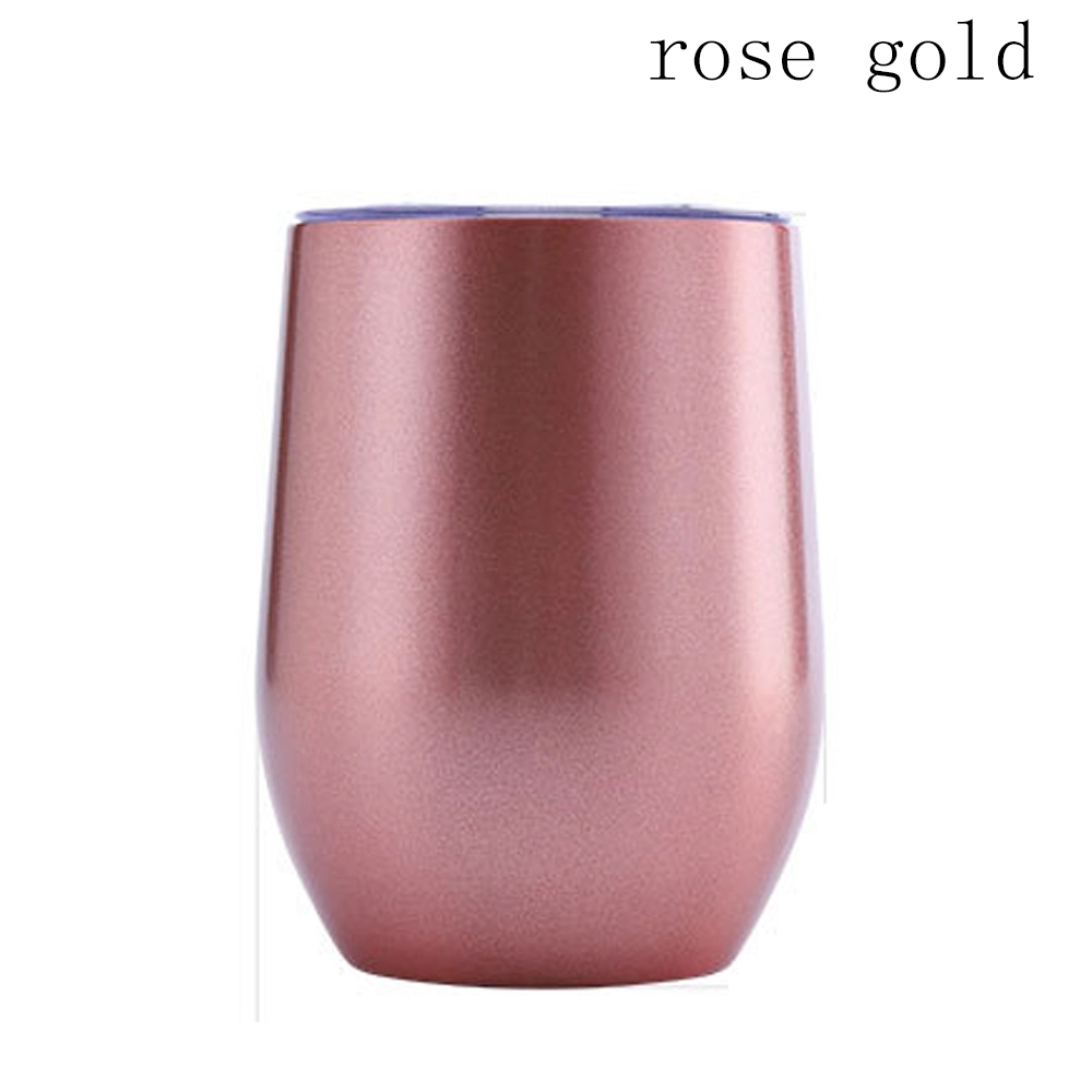 Stainless steel potbelly wine glass 4