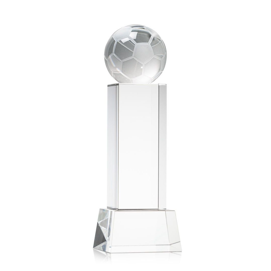 Soccer Ball VividPrint™ Award on Belcroft - Clear 7