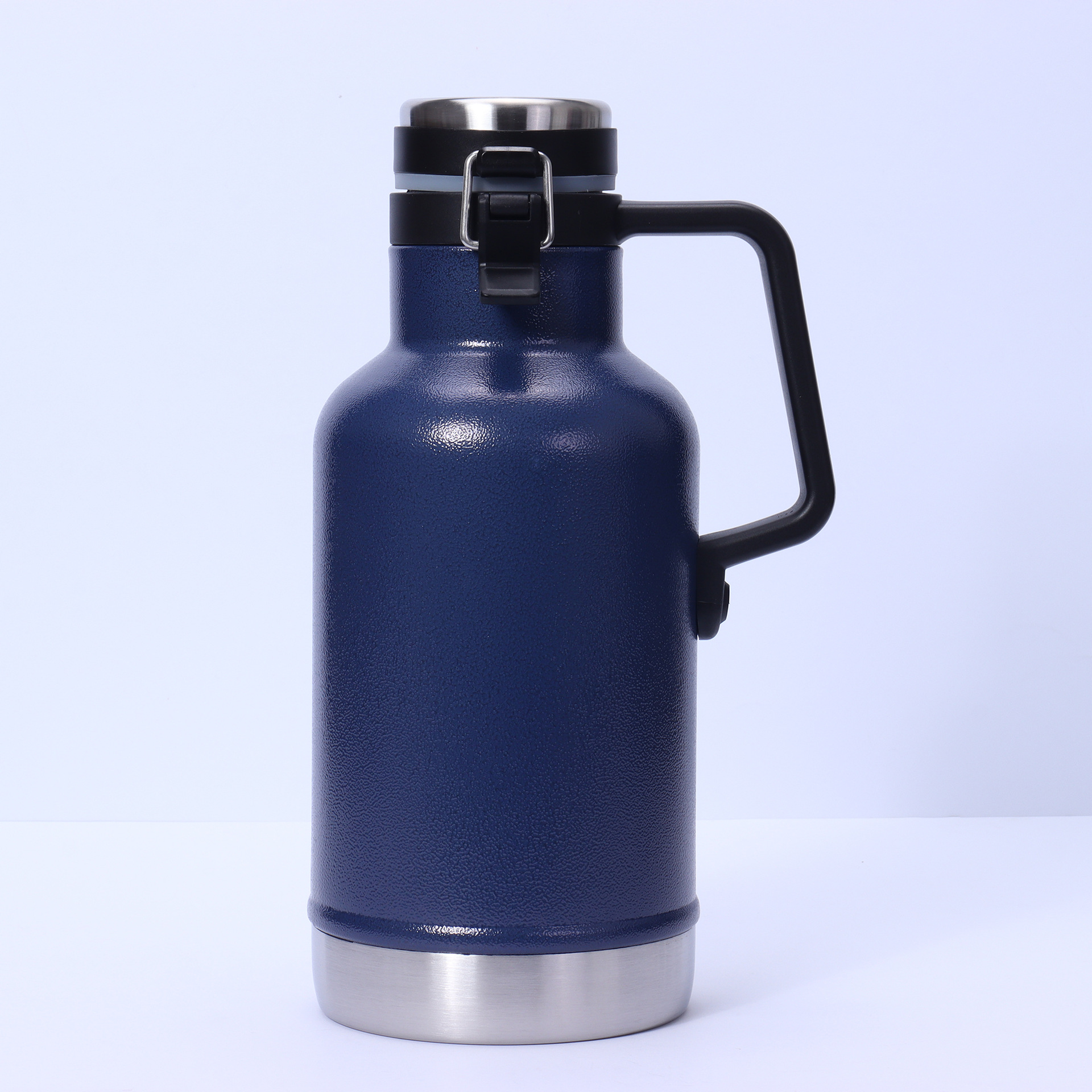 64 oz Double Wall Insulated Stainless Steel Growler, custom water bottle with logo imprint 5
