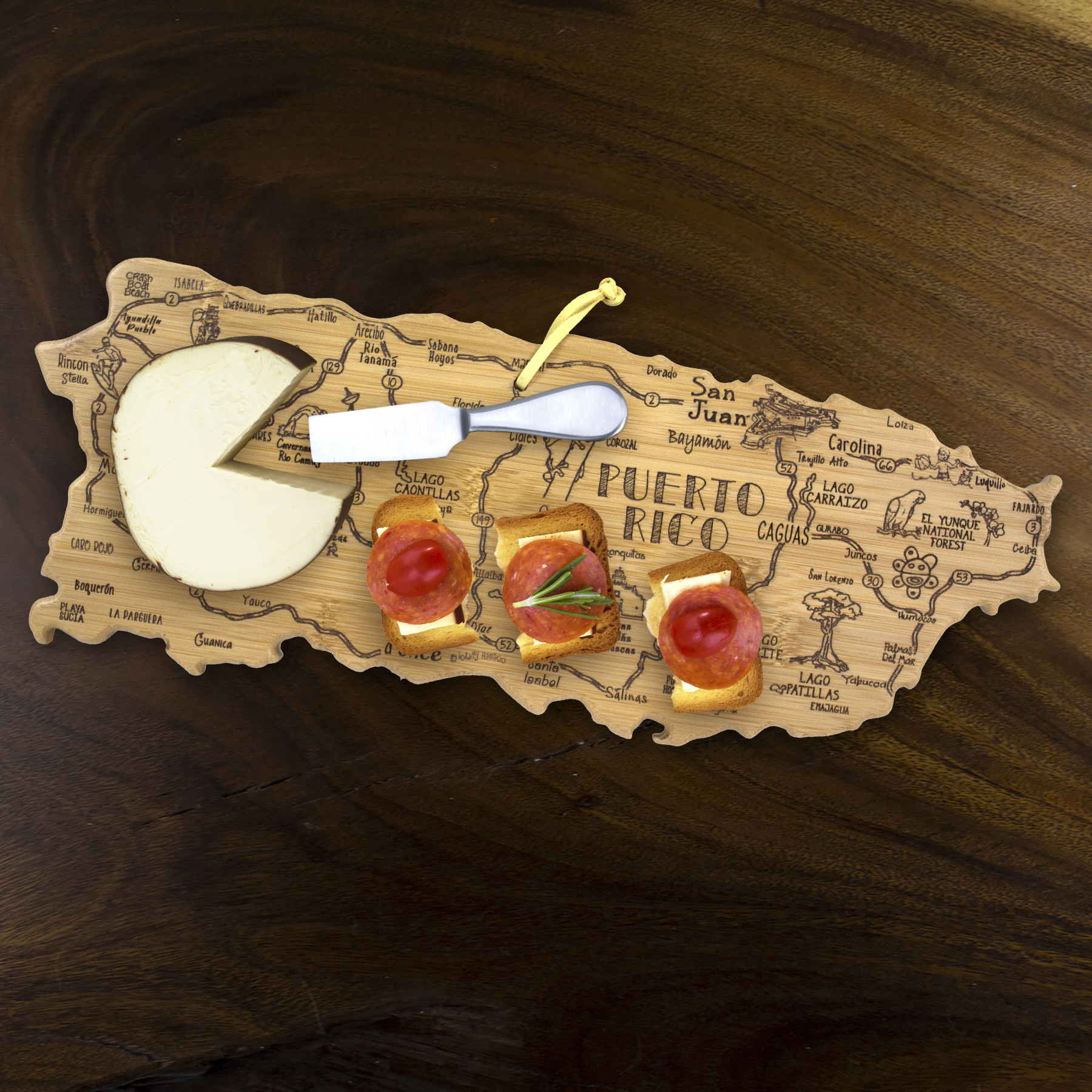 Destination Puerto Rico Cutting & Serving Board 6