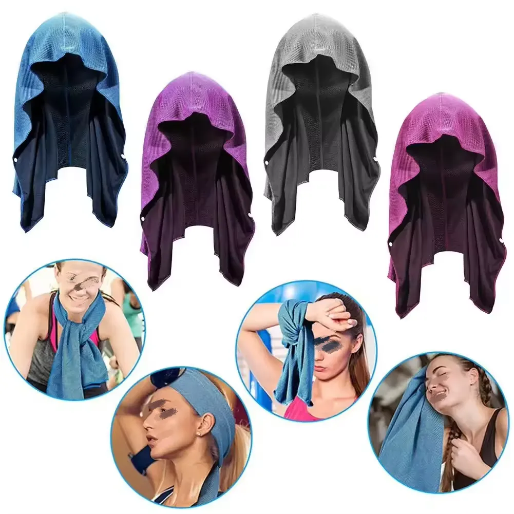 Lightweight Sport Cooling Hoodie Towel 2