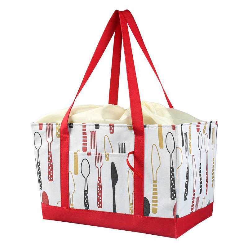 Large Capacity Portable Drawstring Cooler Insulated Bag 2