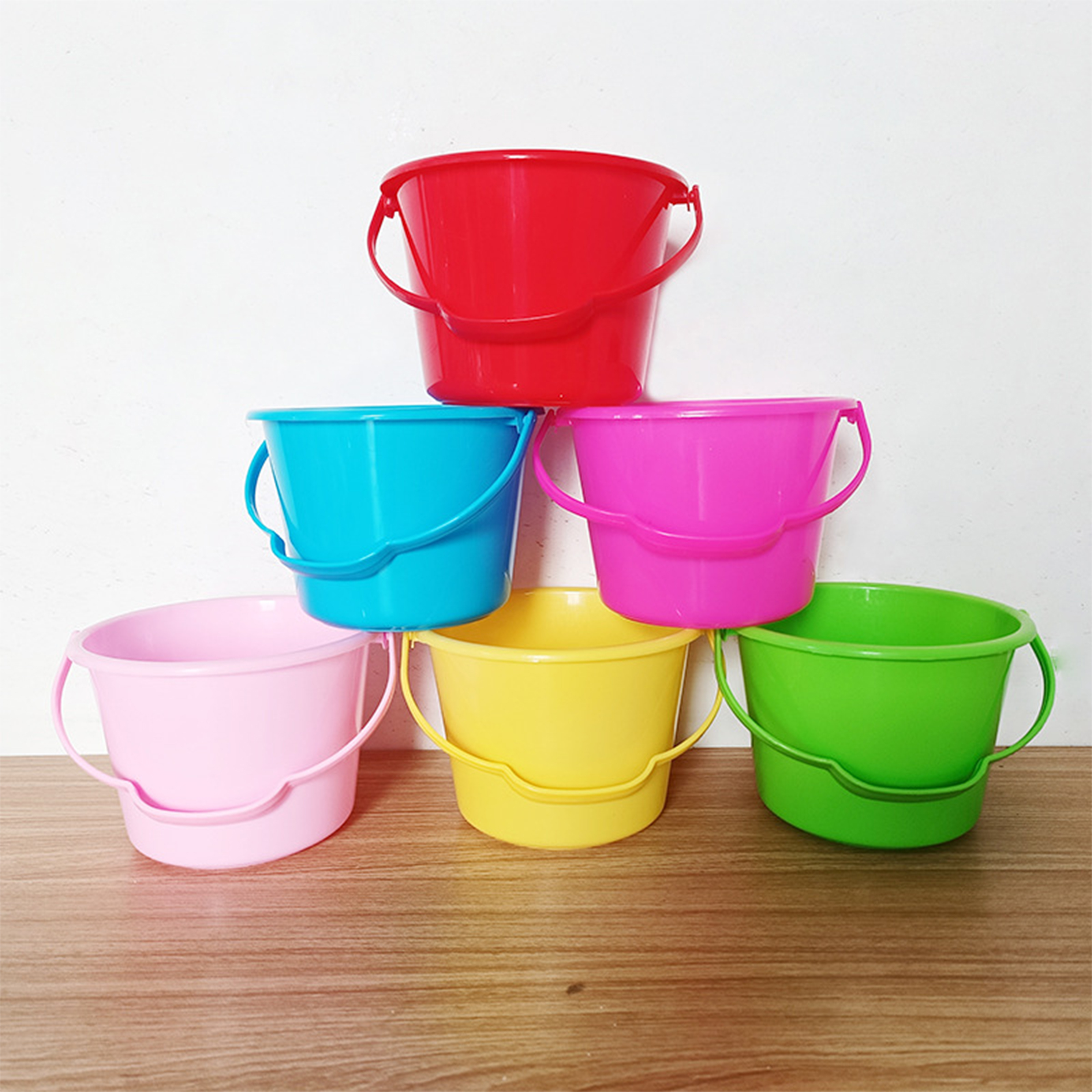 Polypropylene Colorful Beach Tool Bucket 4