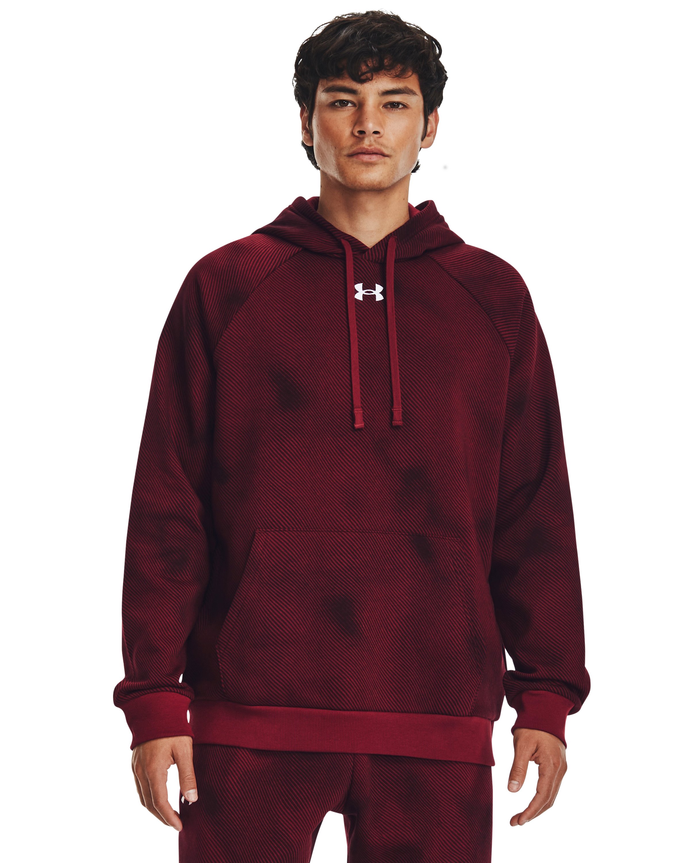 Men's UA Rival Fleece Printed Hoodie 2