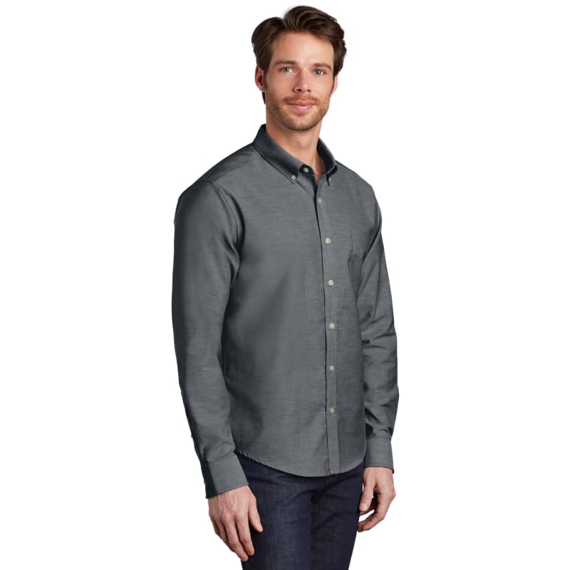 Port Authority Untucked Fit SuperPro Oxford 6
