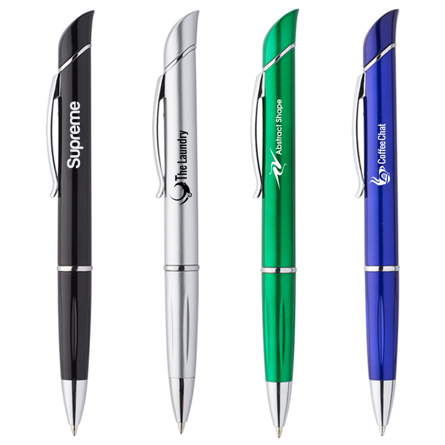 Allende Twist Plastic Pens with Highlighter 11