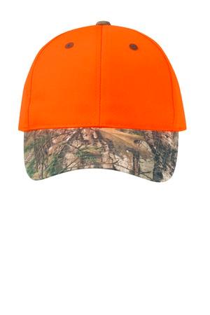 Enhanced Visibility Cap with Camo Brim