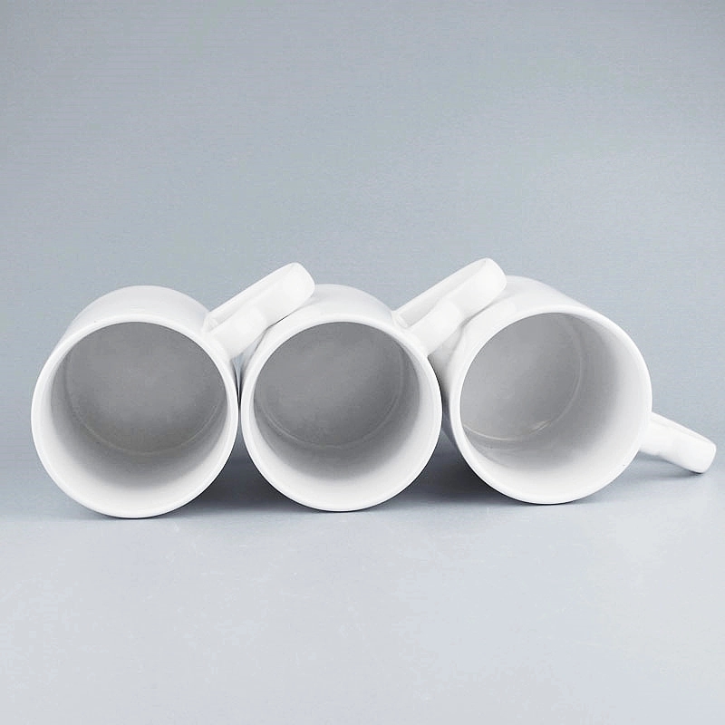 Custom 11 OZ Blank Mugs With Heart shaped handle 4