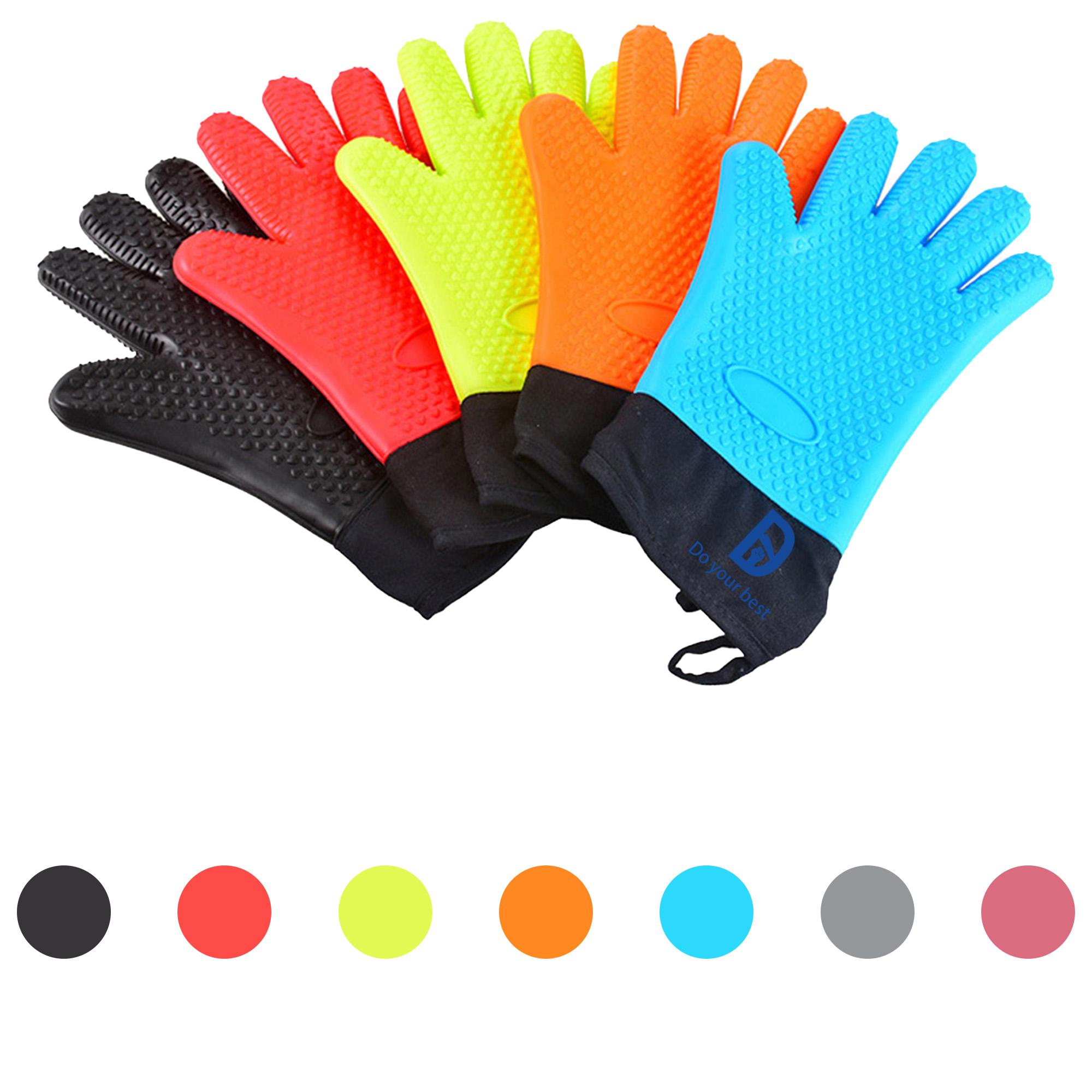 Extra Long Kitchen Waterproof Heat Resistant Glove 1