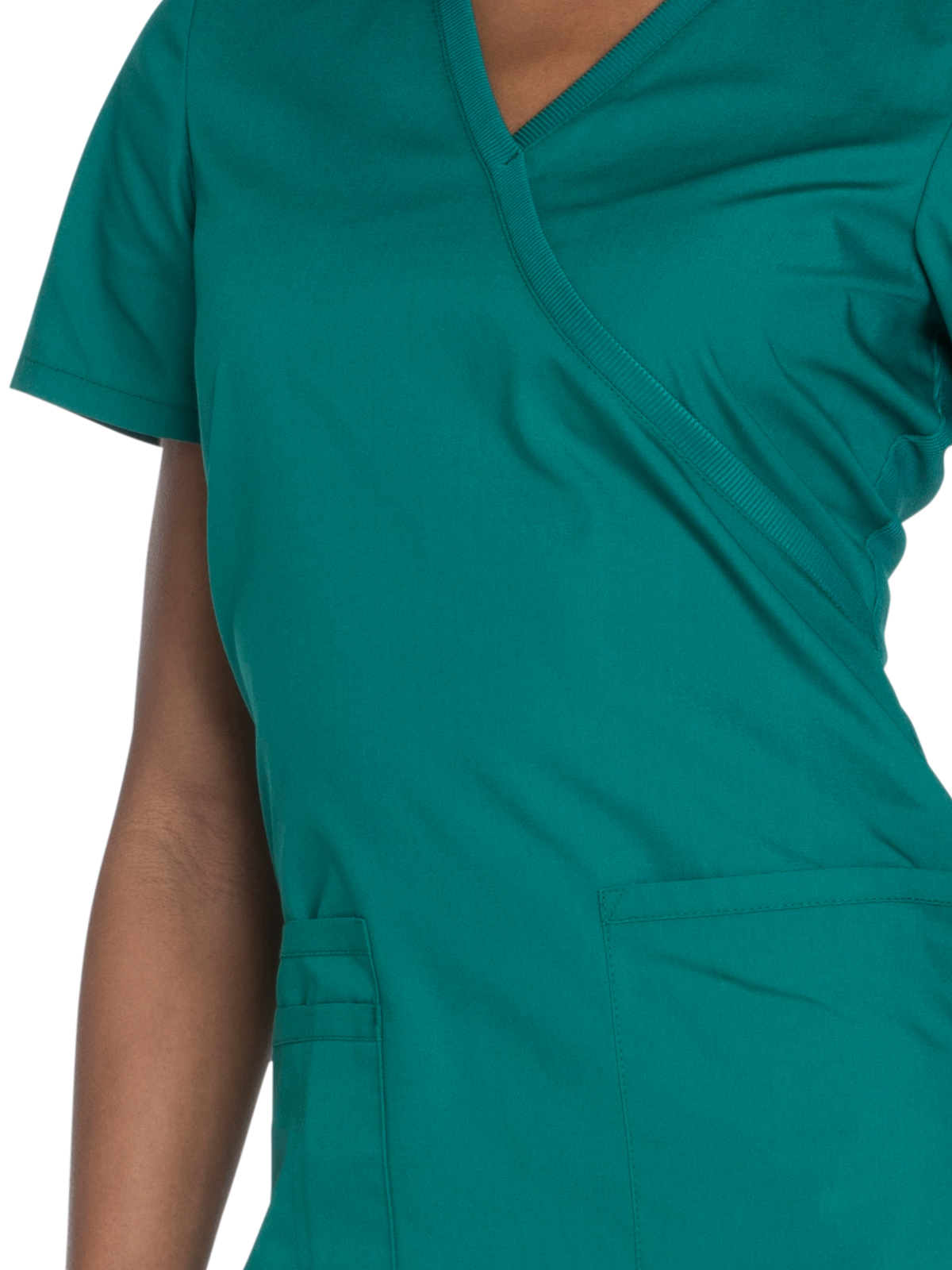 Cherokee - Workwear Originals - Women's 2-Pocket Mock Wrap Top 7