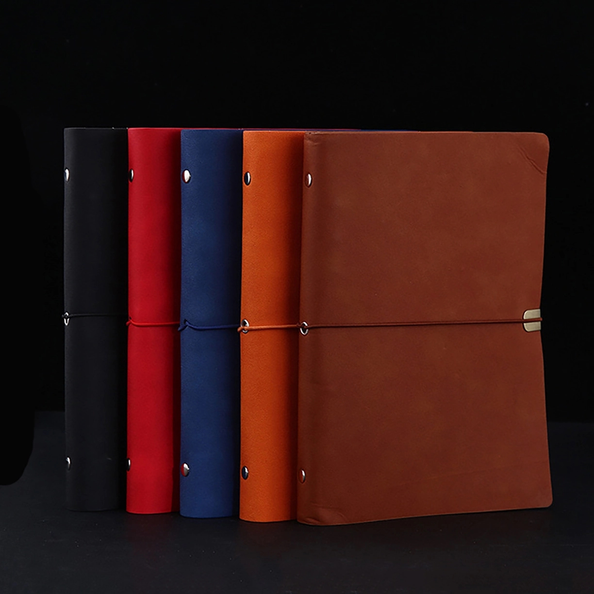 Vintage Leather Journal Style Binder / Padfolio 6