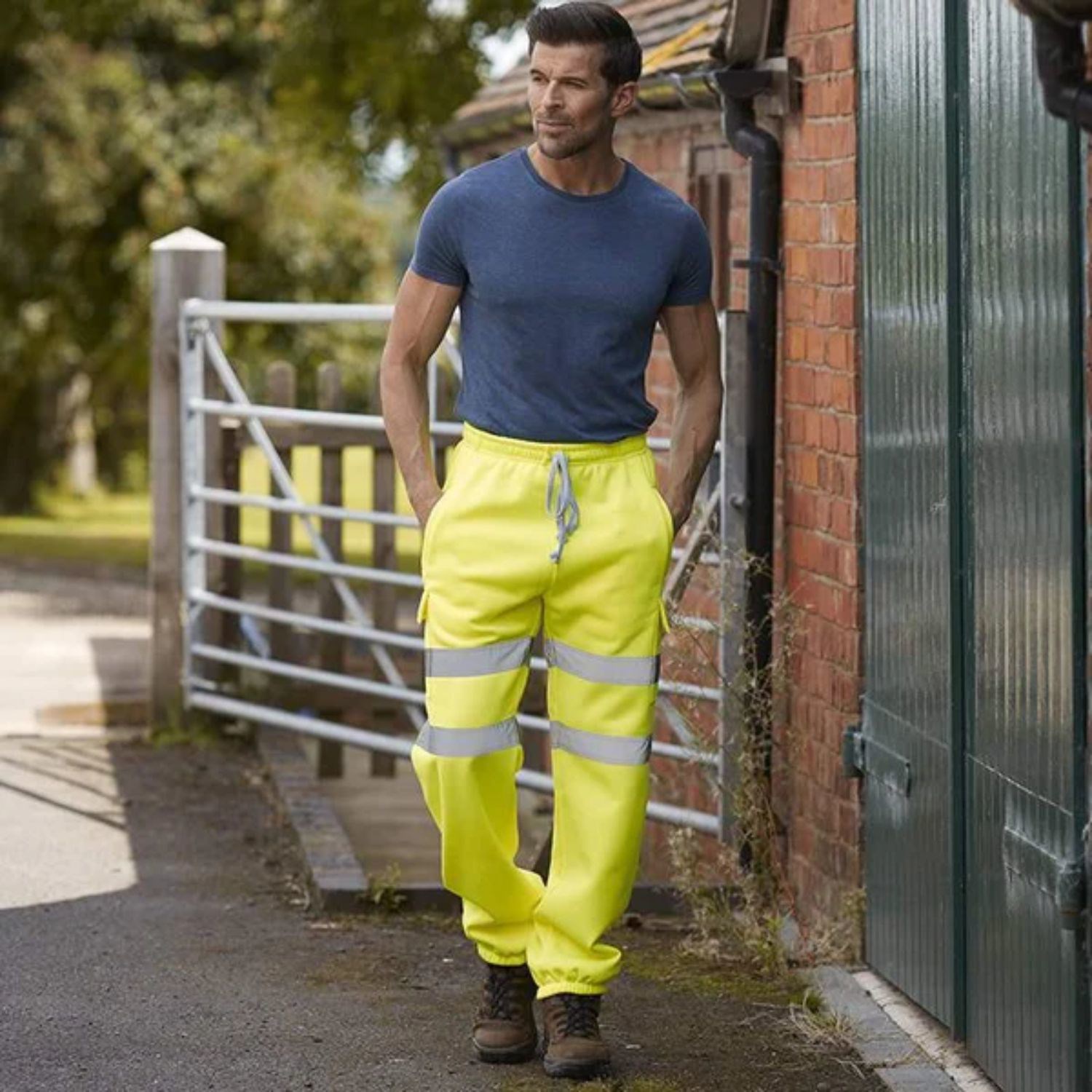 Sweatpants Class 3 High Vis Reflective Safety Workwear Joggers 3