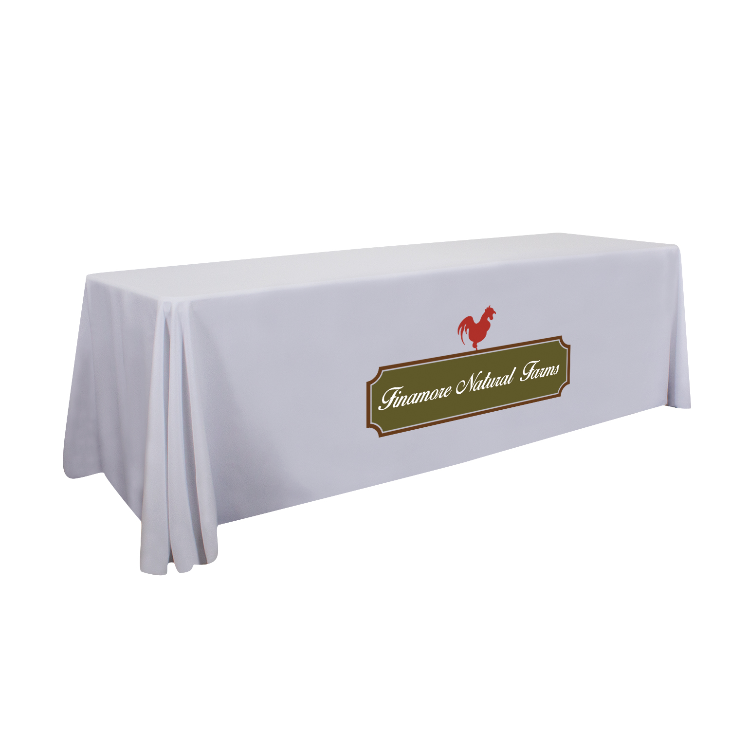 8' Standard Table Throw (Full-Color Front Only) 12