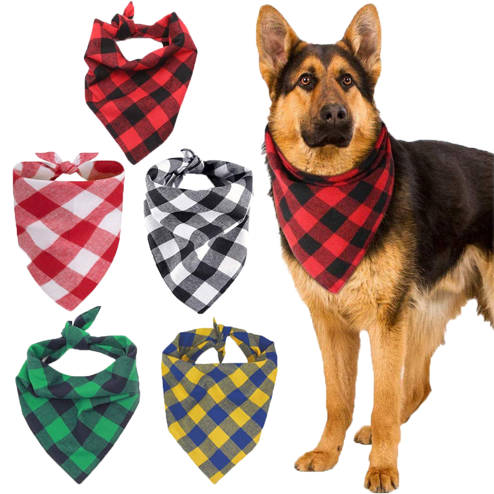 Premium Christmas Plaid Pet Bandana Scarfbirthday 2