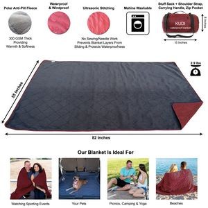 Outdoor Waterproof Blanket - Quilted 2