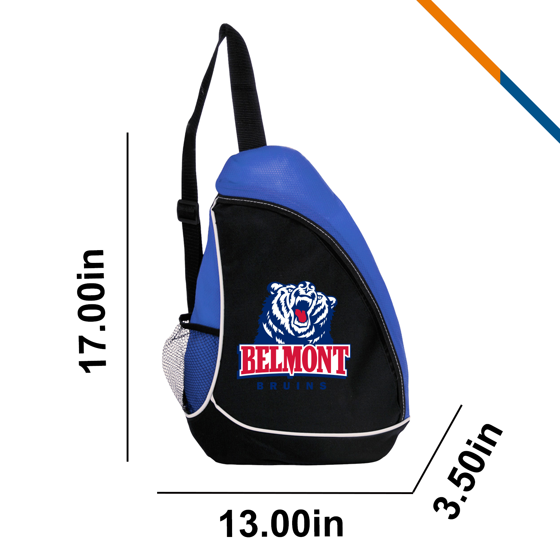 Farrah Sling Shot Backpacks, custom backpack with logo imprint 6