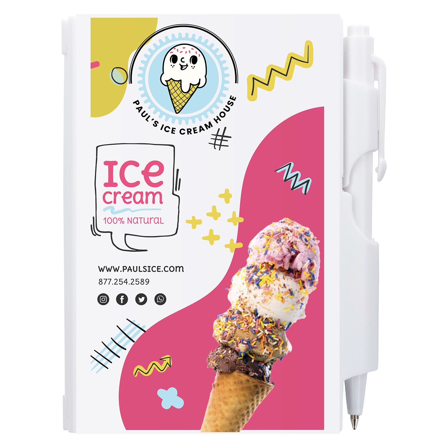 Memo Book With Pen 7