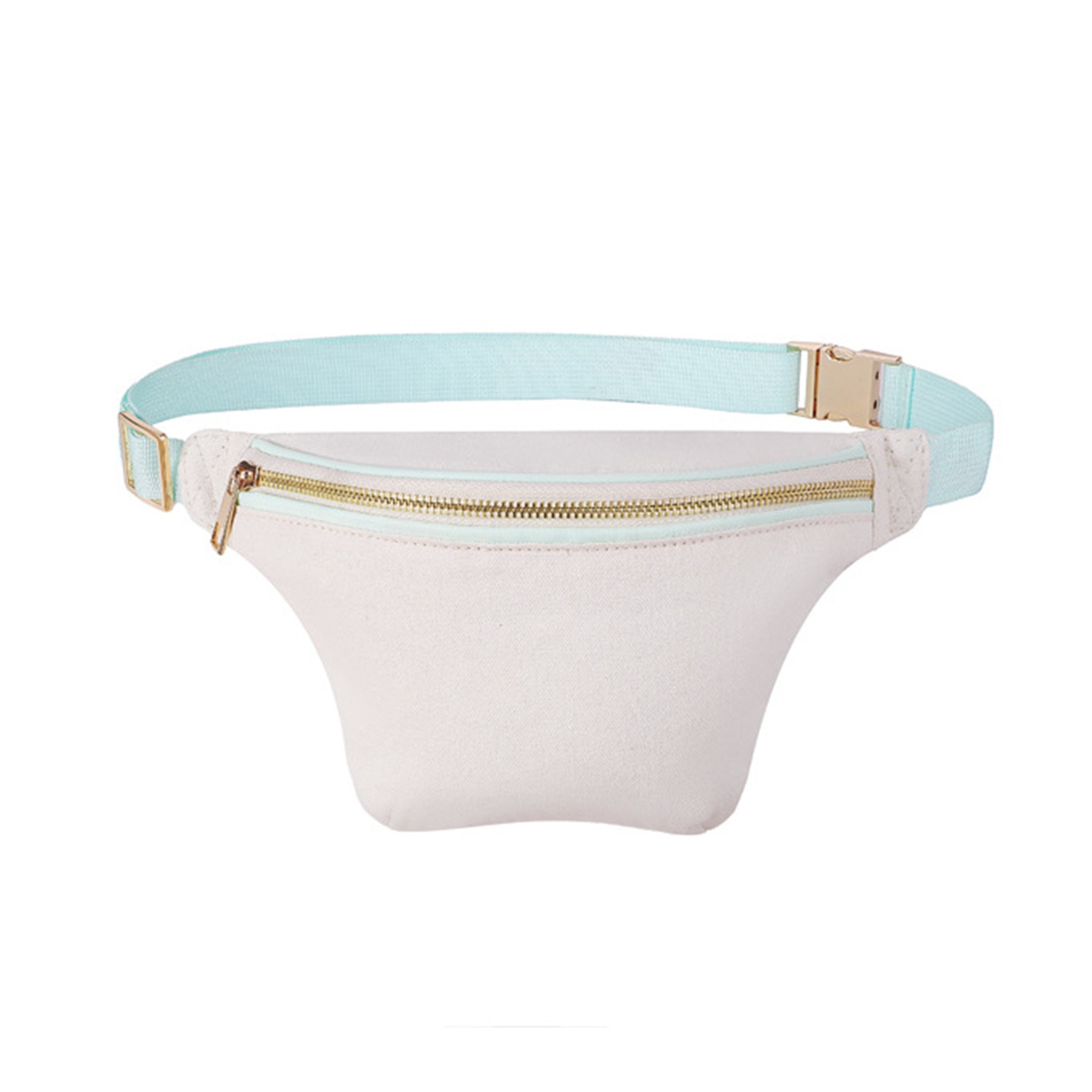 Metal Zipper Canvas Fanny Pack 5