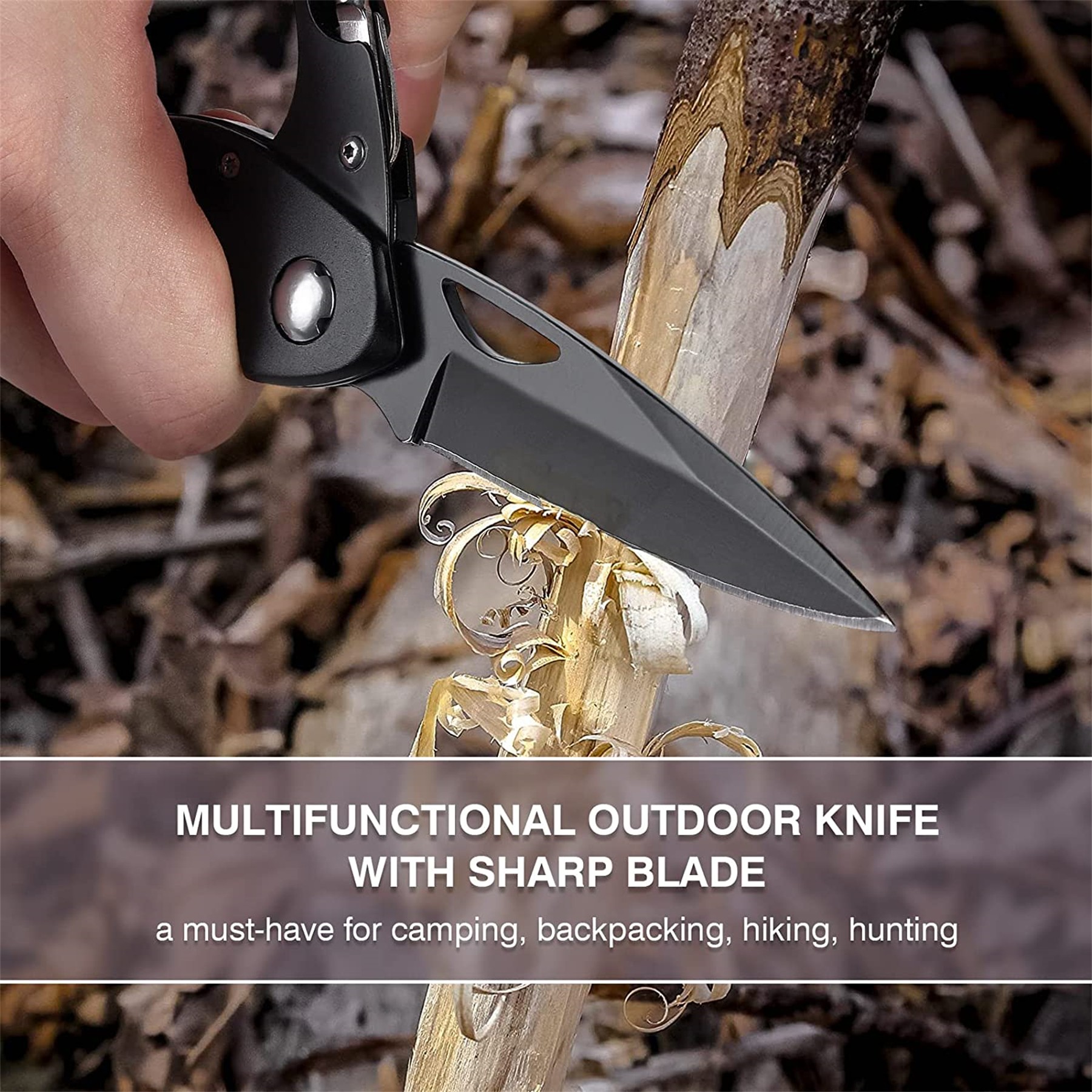 Multitool Carabiner With Folding Pocket Knife 1