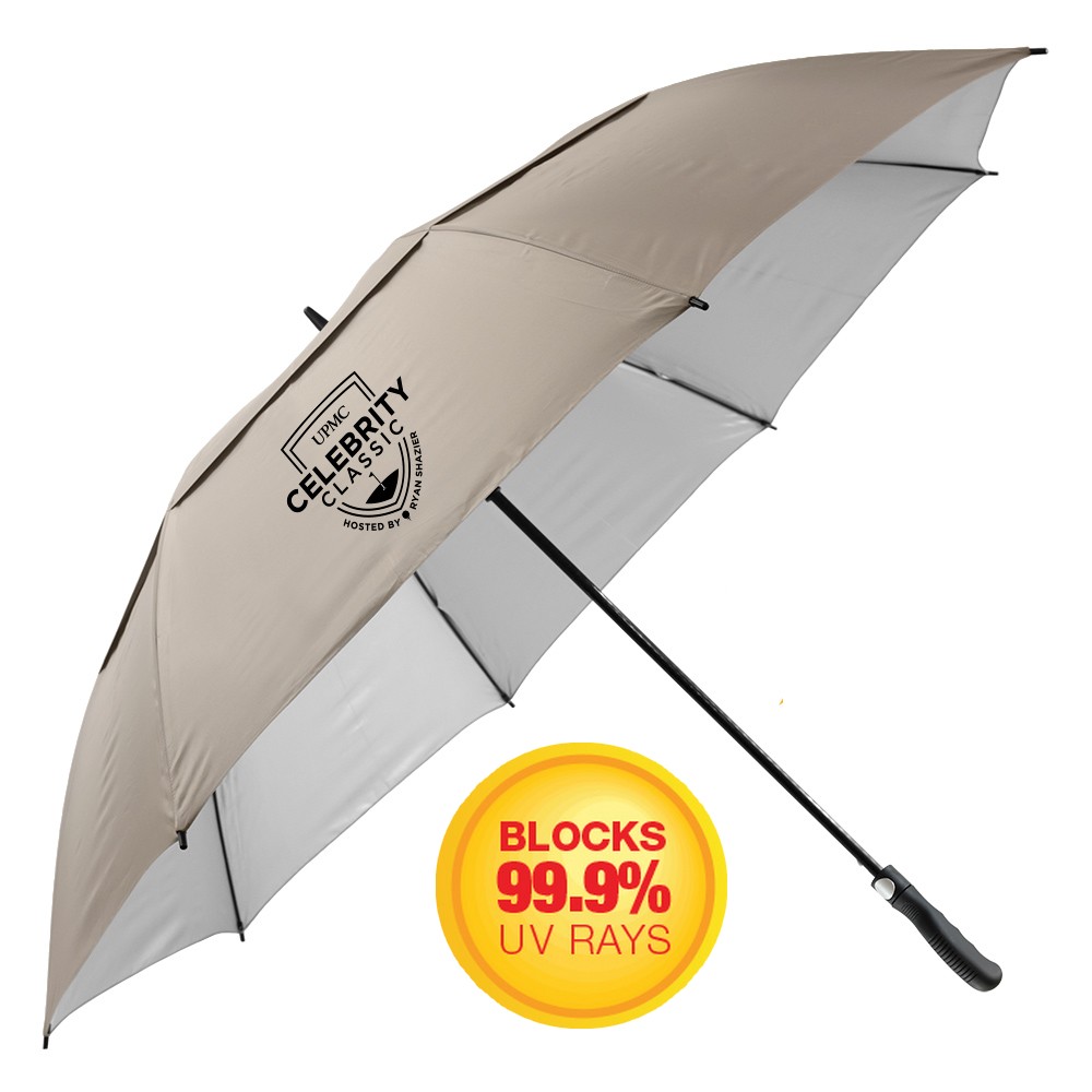 The Vented Hybrid UV Golf Umbrella