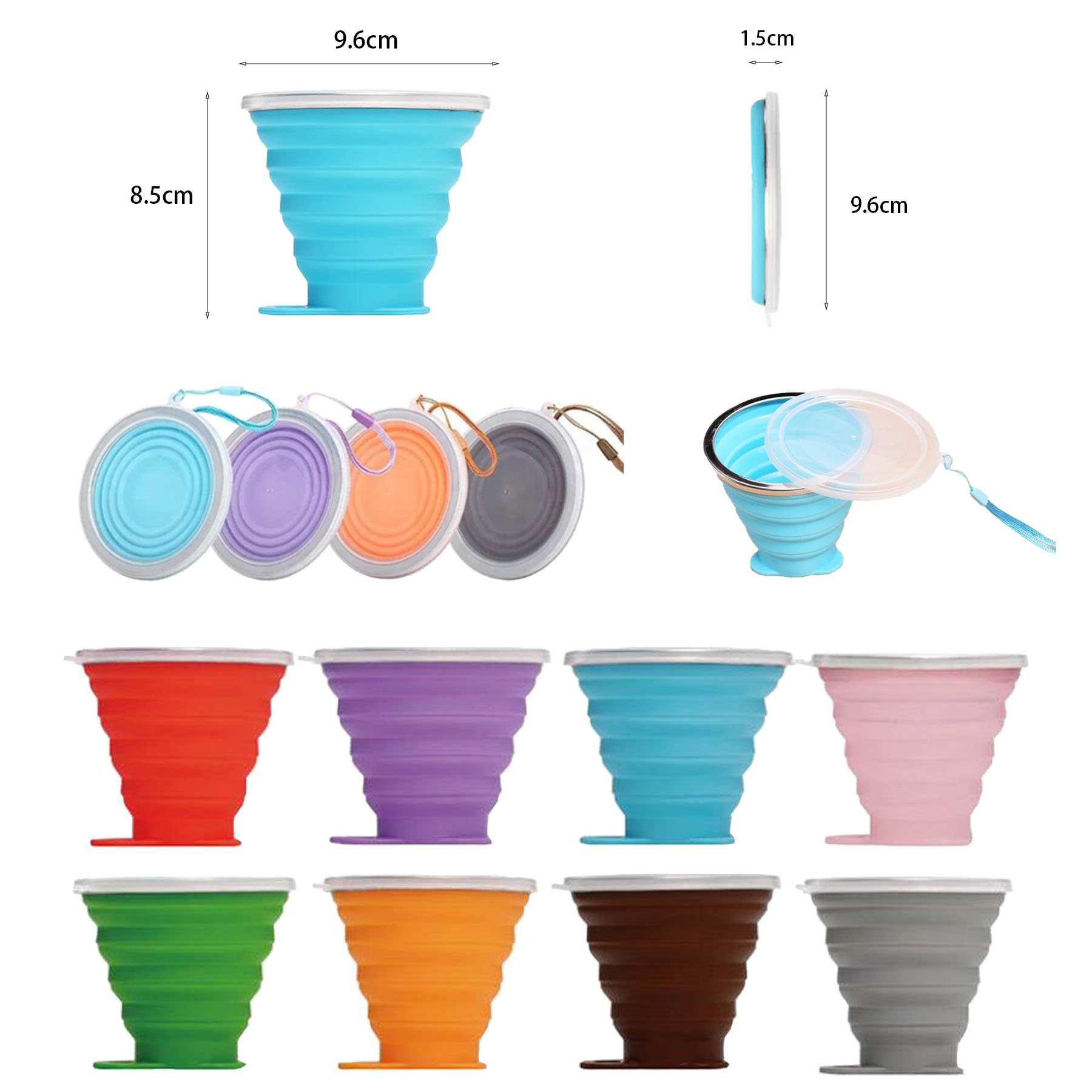 270ml Collapsible Silicone Cup 2